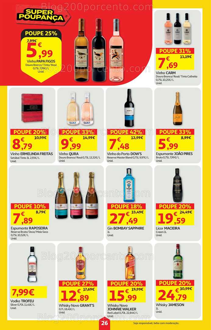 Antevisão Folheto AUCHAN Super Poupança Promoções de 25 setembro a 1 outubro