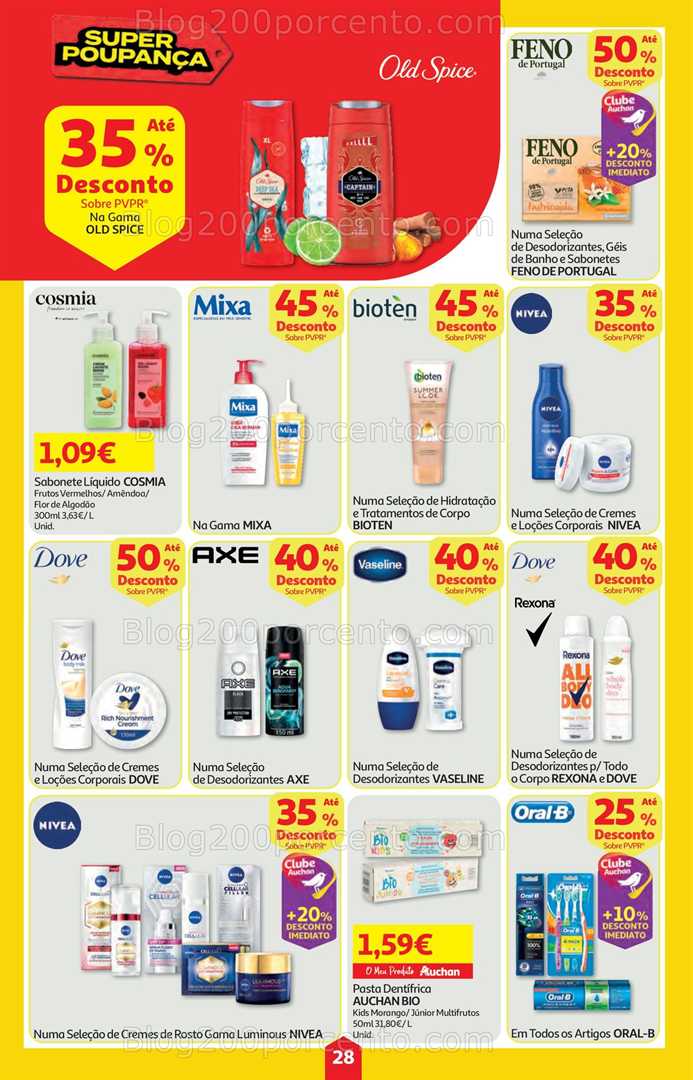 Antevisão Folheto AUCHAN Super Poupança Promoções de 25 setembro a 1 outubro
