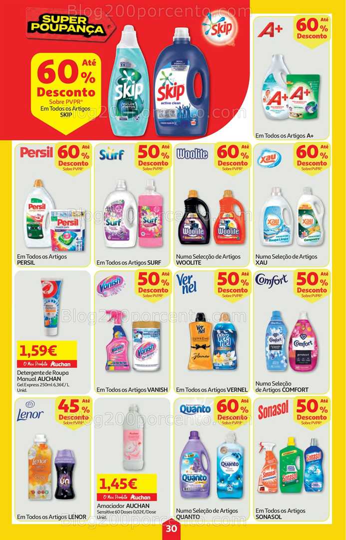 Antevisão Folheto AUCHAN Super Poupança Promoções de 25 setembro a 1 outubro