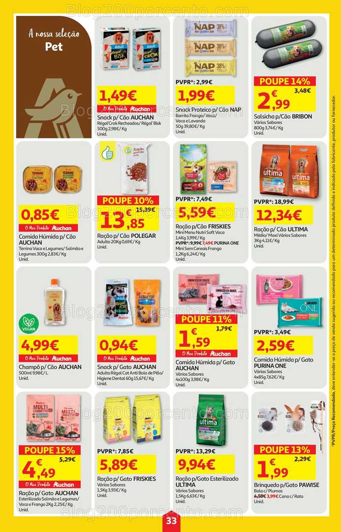 Antevisão Folheto AUCHAN Super Poupança Promoções de 25 setembro a 1 outubro
