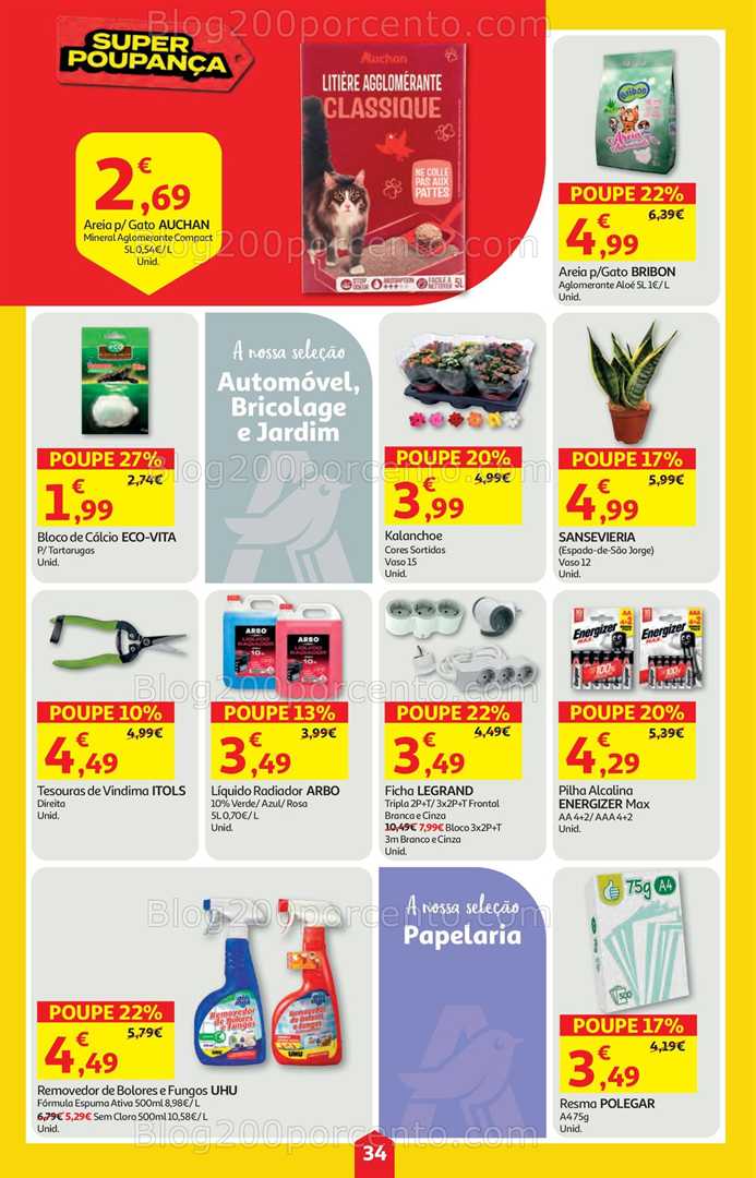 Antevisão Folheto AUCHAN Super Poupança Promoções de 25 setembro a 1 outubro