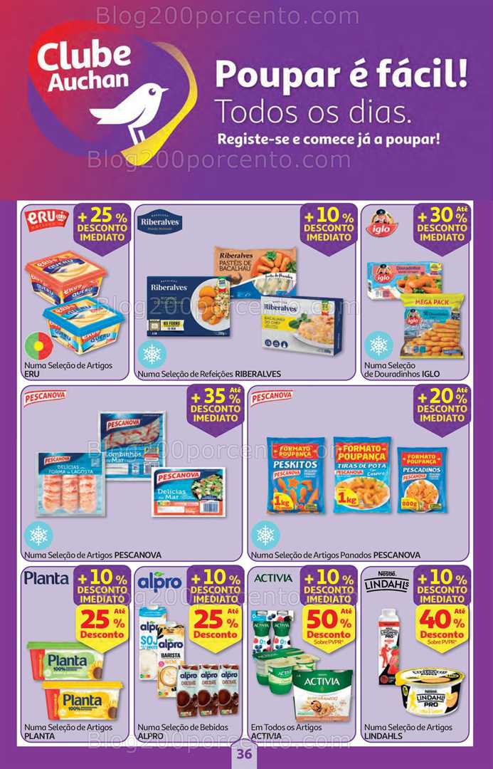 Antevisão Folheto AUCHAN Super Poupança Promoções de 25 setembro a 1 outubro