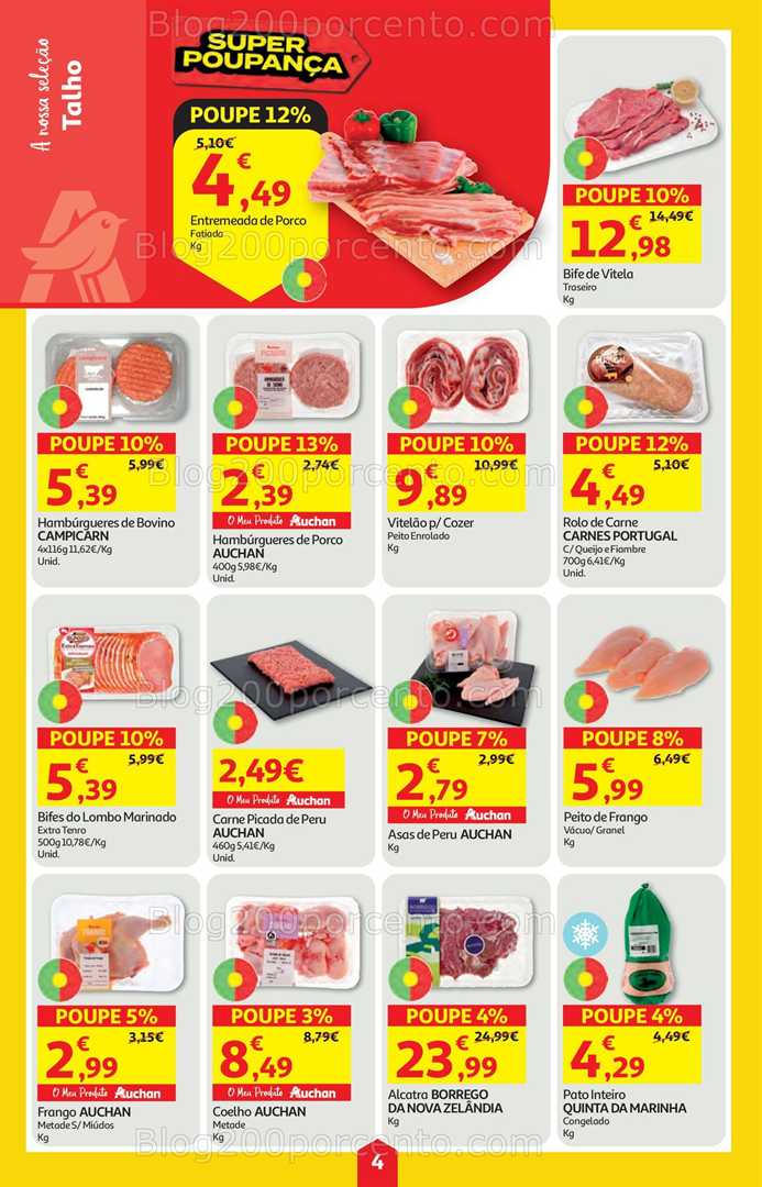 Antevisão Folheto AUCHAN Super Poupança Promoções de 25 setembro a 1 outubro