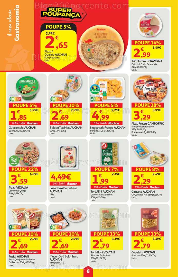 Antevisão Folheto AUCHAN Super Poupança Promoções de 25 setembro a 1 outubro