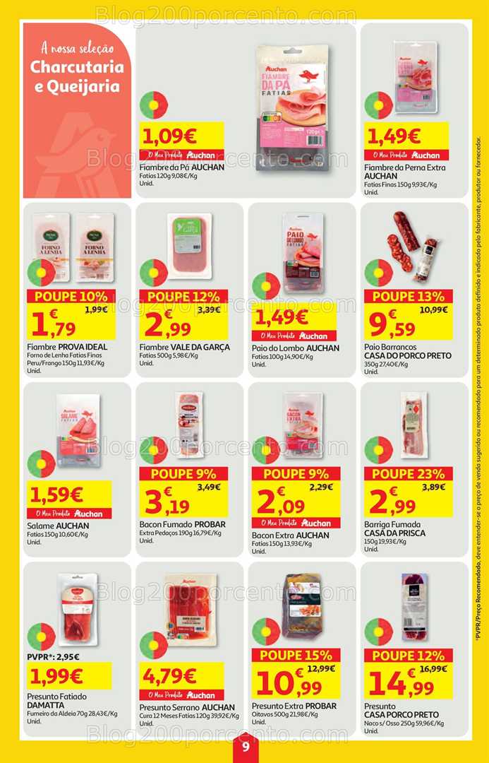 Antevisão Folheto AUCHAN Super Poupança Promoções de 25 setembro a 1 outubro