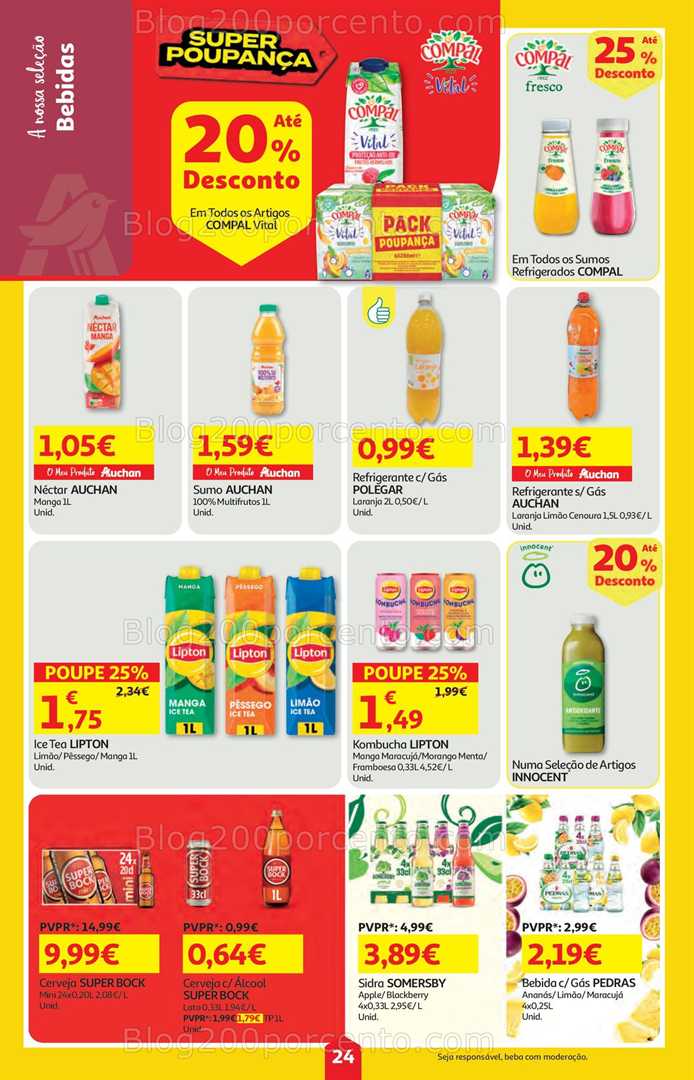 Antevisão Folheto AUCHAN Super Poupança Promoções de 11 a 17 setembro