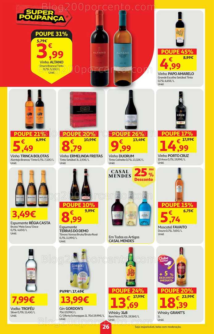 Antevisão Folheto AUCHAN Super Poupança Promoções de 11 a 17 setembro
