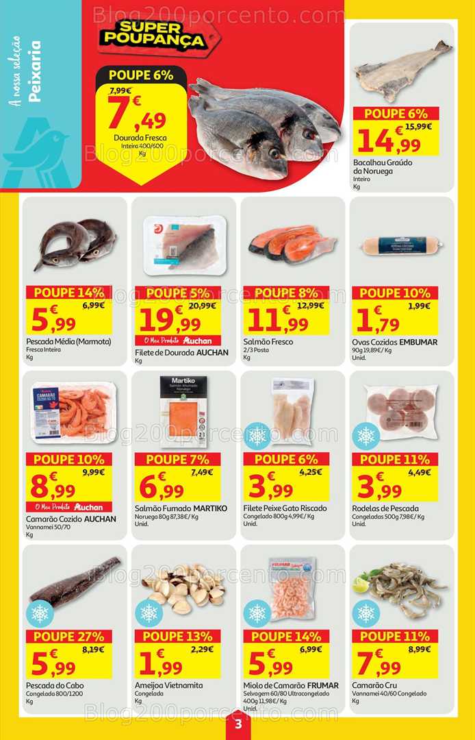 Antevisão Folheto AUCHAN Super Poupança Promoções de 11 a 17 setembro