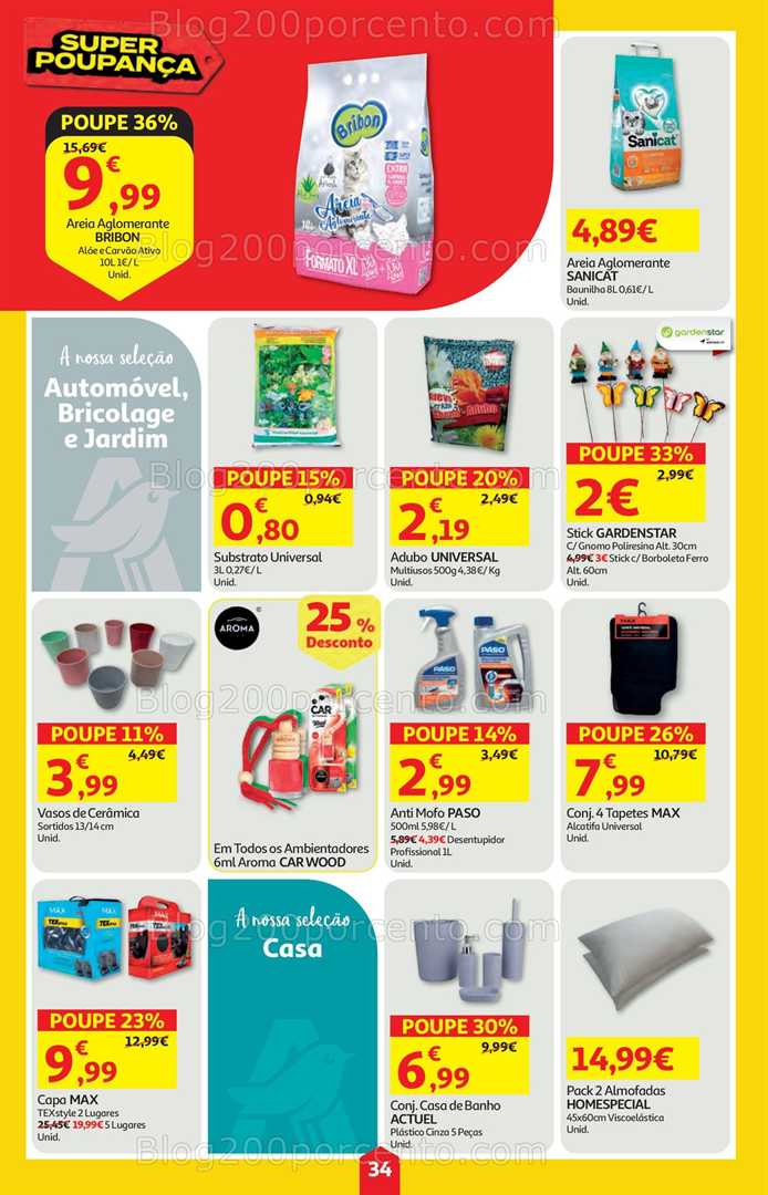 Antevisão Folheto AUCHAN Bazar Super Poupança Promoções de 11 a 17 setembro