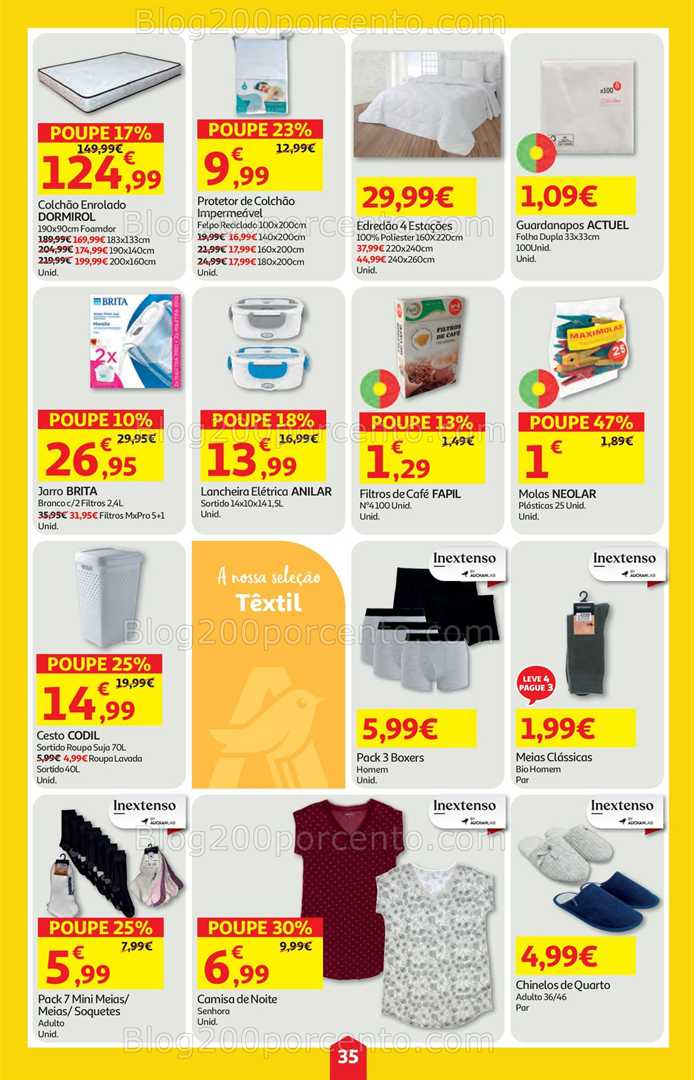 Antevisão Folheto AUCHAN Bazar Super Poupança Promoções de 11 a 17 setembro