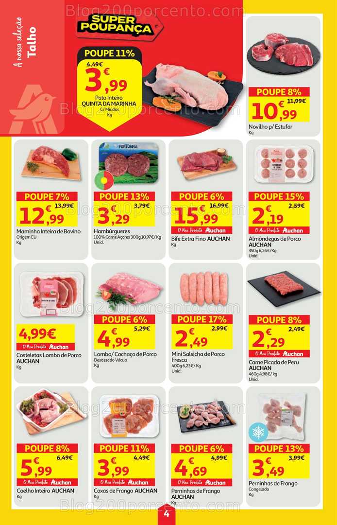Antevisão Folheto AUCHAN Super Poupança Promoções de 11 a 17 setembro