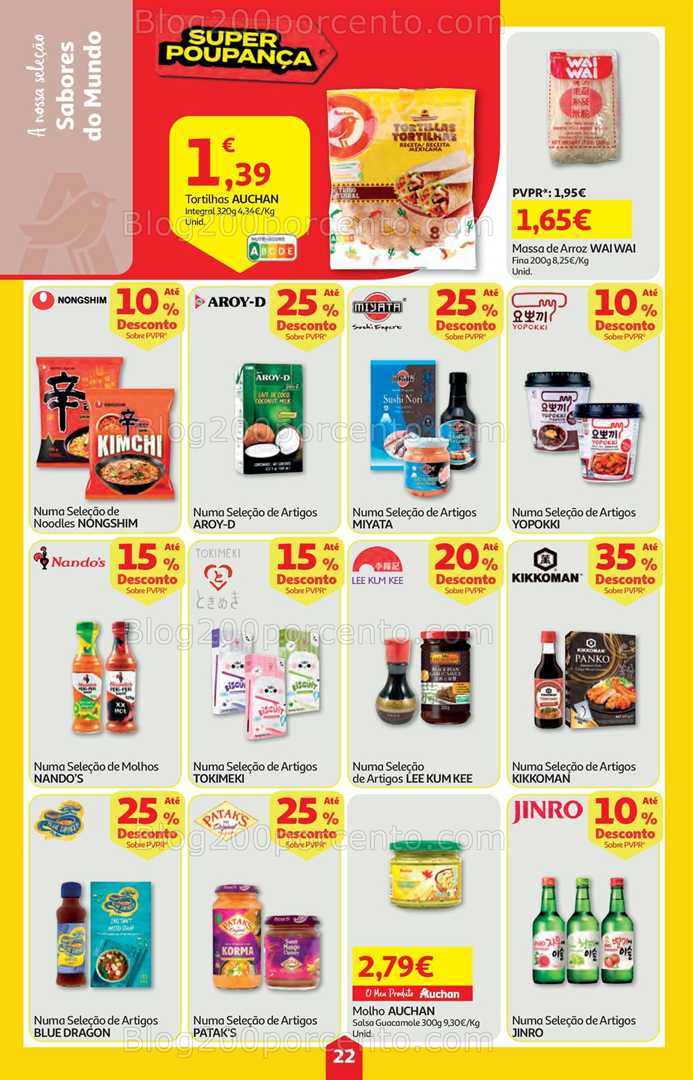 Antevisão Folheto AUCHAN Promoções de 2 a 8 outubro