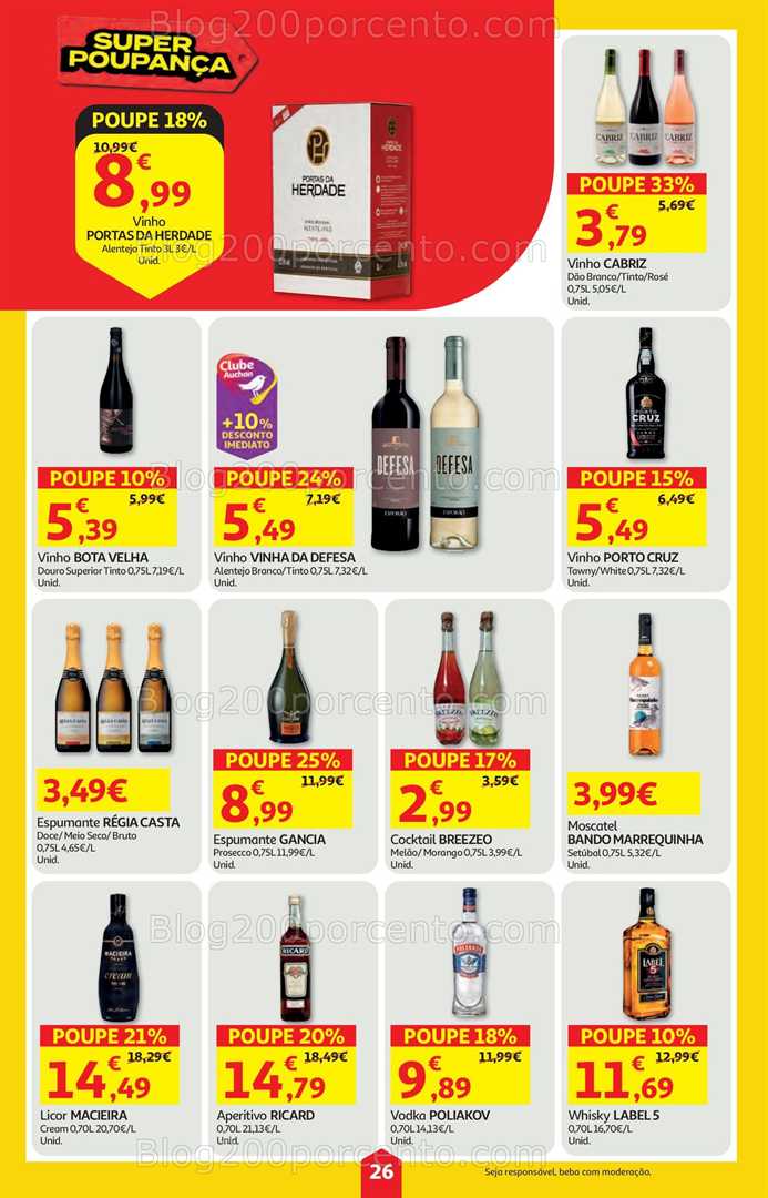 Antevisão Folheto AUCHAN Promoções de 2 a 8 outubro