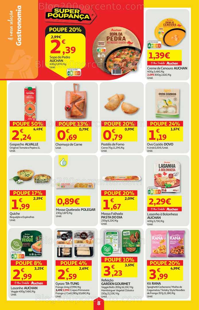 Antevisão Folheto AUCHAN Promoções de 2 a 8 outubro