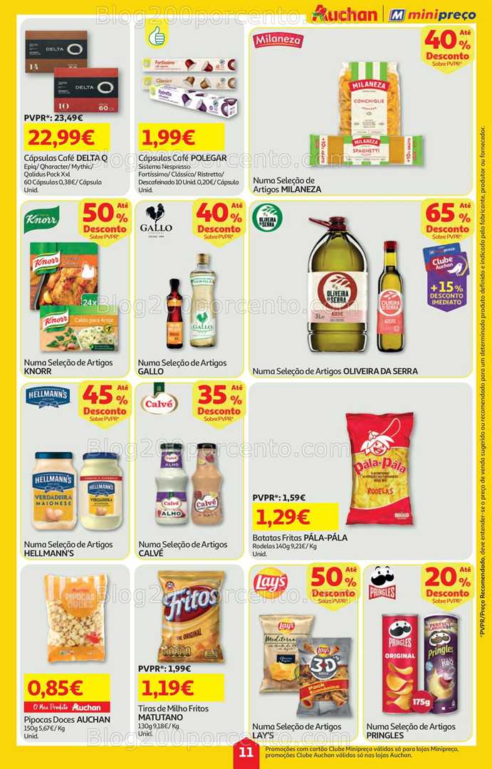 Antevisão Folheto MINIPREÇO - AUCHAN Promoções de 11 a 17 setembro