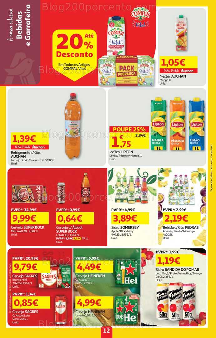 Antevisão Folheto MINIPREÇO - AUCHAN Promoções de 11 a 17 setembro