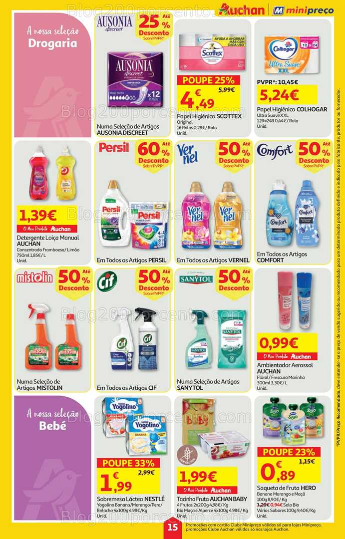 Antevisão Folheto MINIPREÇO - AUCHAN Promoções de 11 a 17 setembro