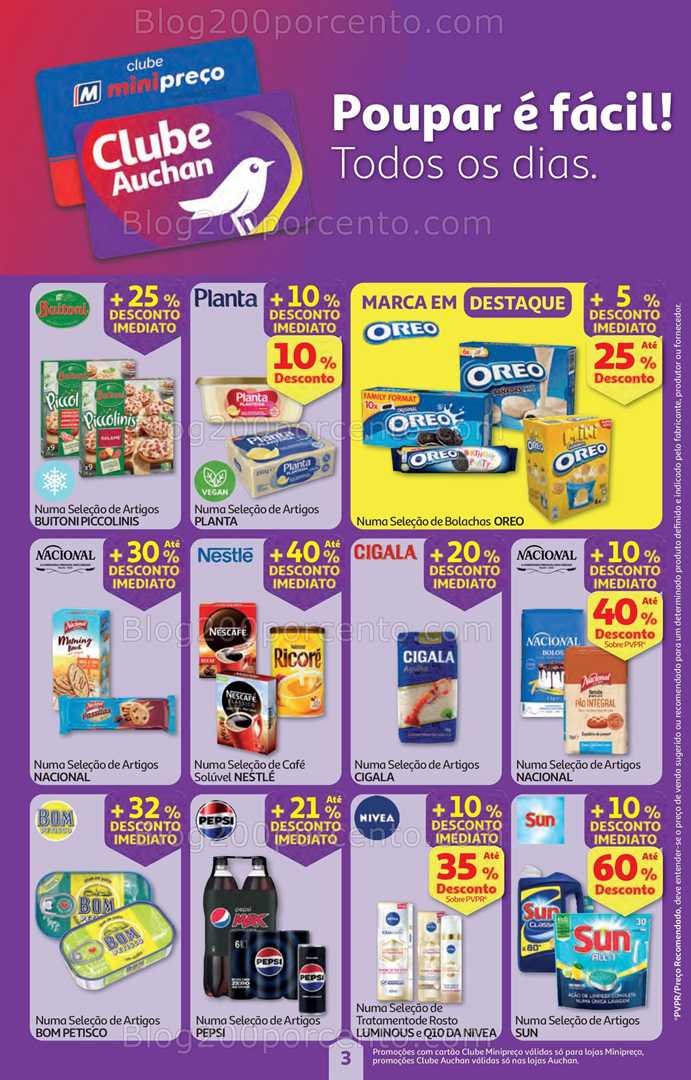 Antevisão Folheto MINIPREÇO - AUCHAN Promoções de 11 a 17 setembro