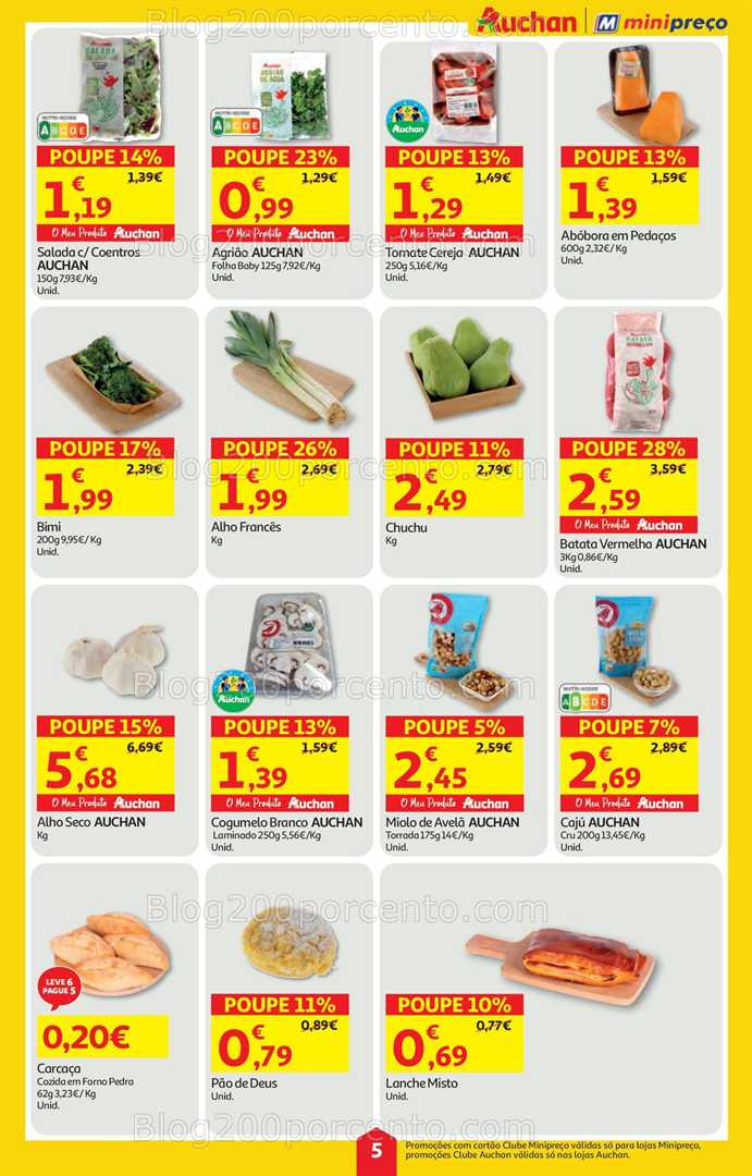 Antevisão Folheto MINIPREÇO - AUCHAN Promoções de 11 a 17 setembro