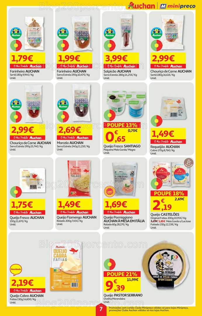 Antevisão Folheto MINIPREÇO - AUCHAN Promoções de 11 a 17 setembro