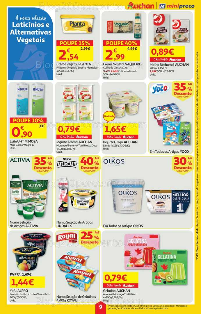 Antevisão Folheto MINIPREÇO - AUCHAN Promoções de 11 a 17 setembro