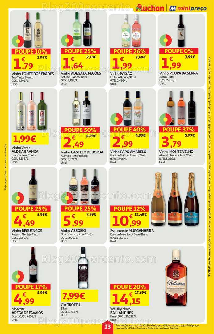 Antevisão Folheto MINIPREÇO - AUCHAN Promoções de 18 a 24 setembro