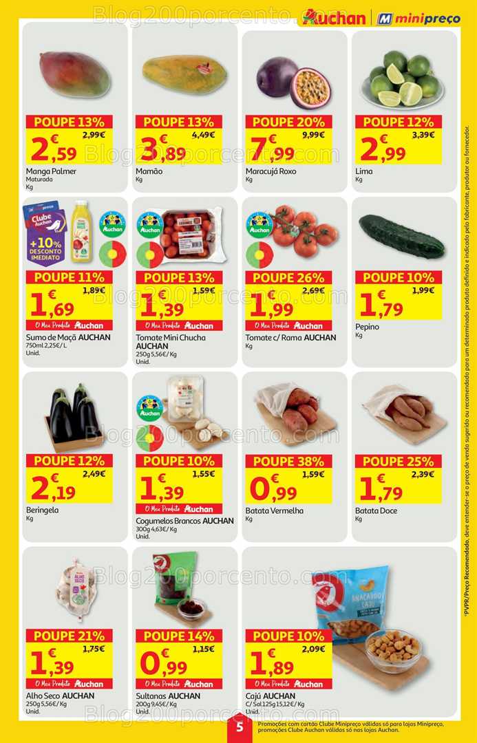 Antevisão Folheto MINIPREÇO - AUCHAN Promoções de 18 a 24 setembro