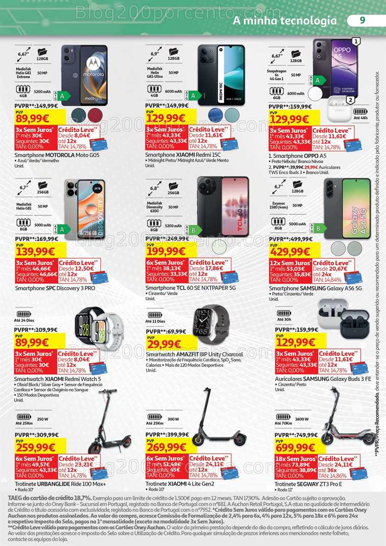 Antevisão Folheto AUCHAN Box Tecnologia Promoções de 2 a 15 outubro