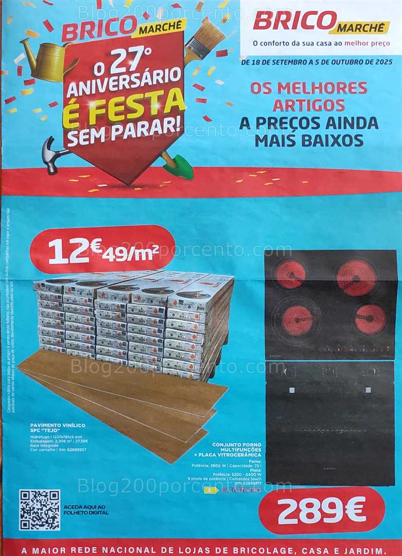 Antevisão Folheto BRICOMARCHÉ Aniversário Promoções de 18 setembro a 5 outubro