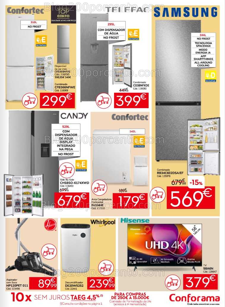 Antevisão Folheto CONFORAMA Promoções de 25 setembro a 29 outubro