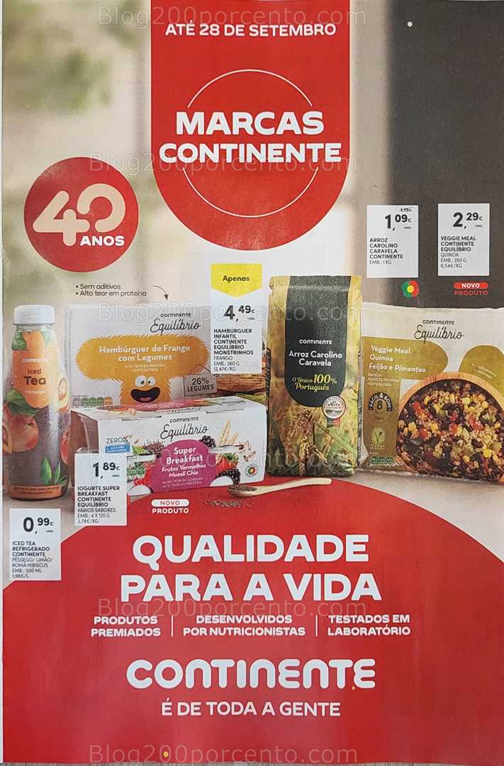 Antevisão Folheto CONTINENTE Promoções de 23 a 29 setembro