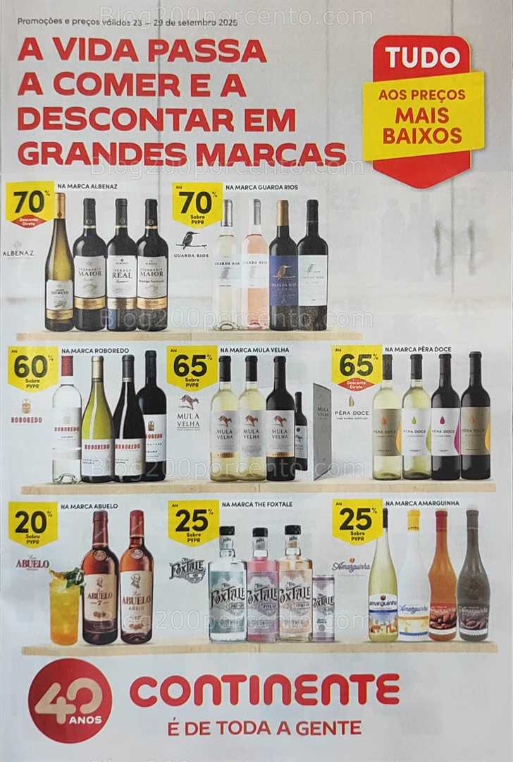 Antevisão Folheto CONTINENTE Promoções de 23 a 29 setembro