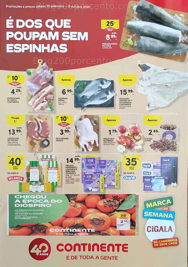 Antevisão Folheto CONTINENTE Promoções de 30 setembro a 6 outubro
