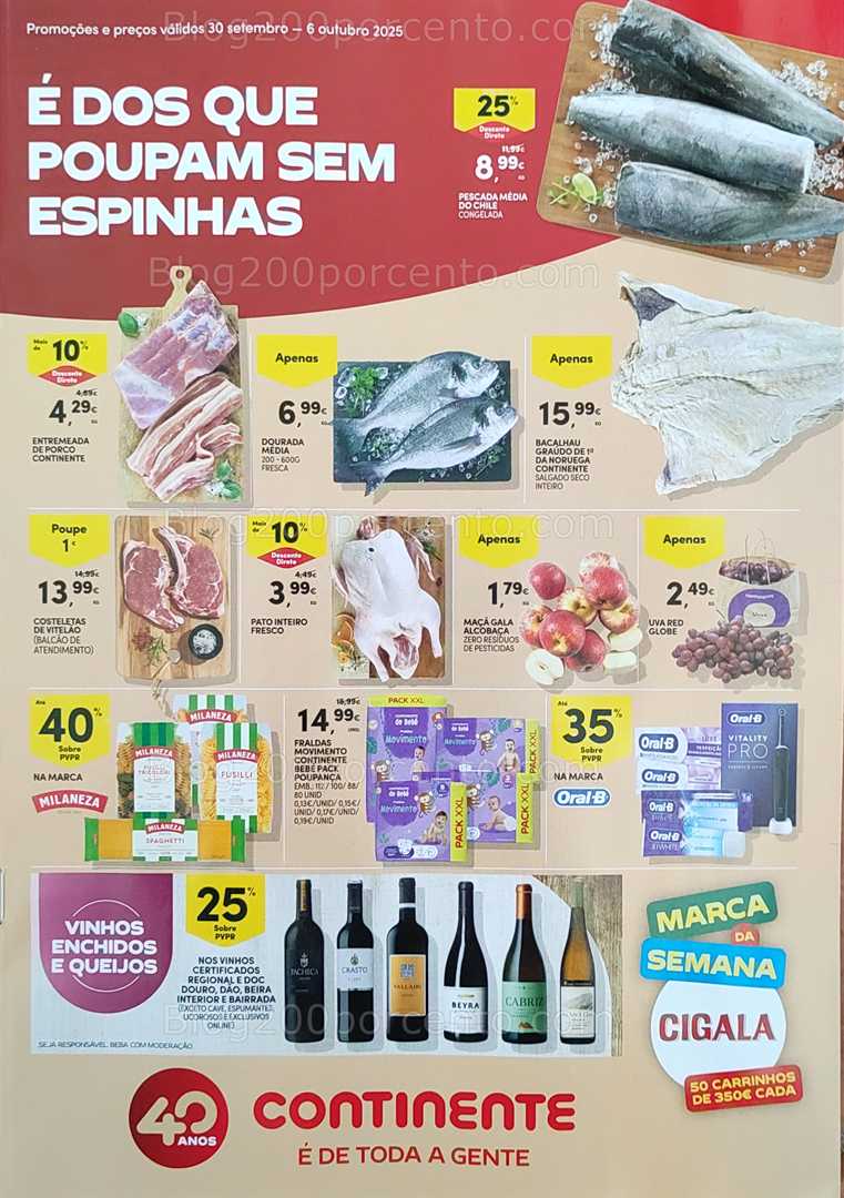 Antevisão Folheto CONTINENTE Promoções de 30 setembro a 6 outubro