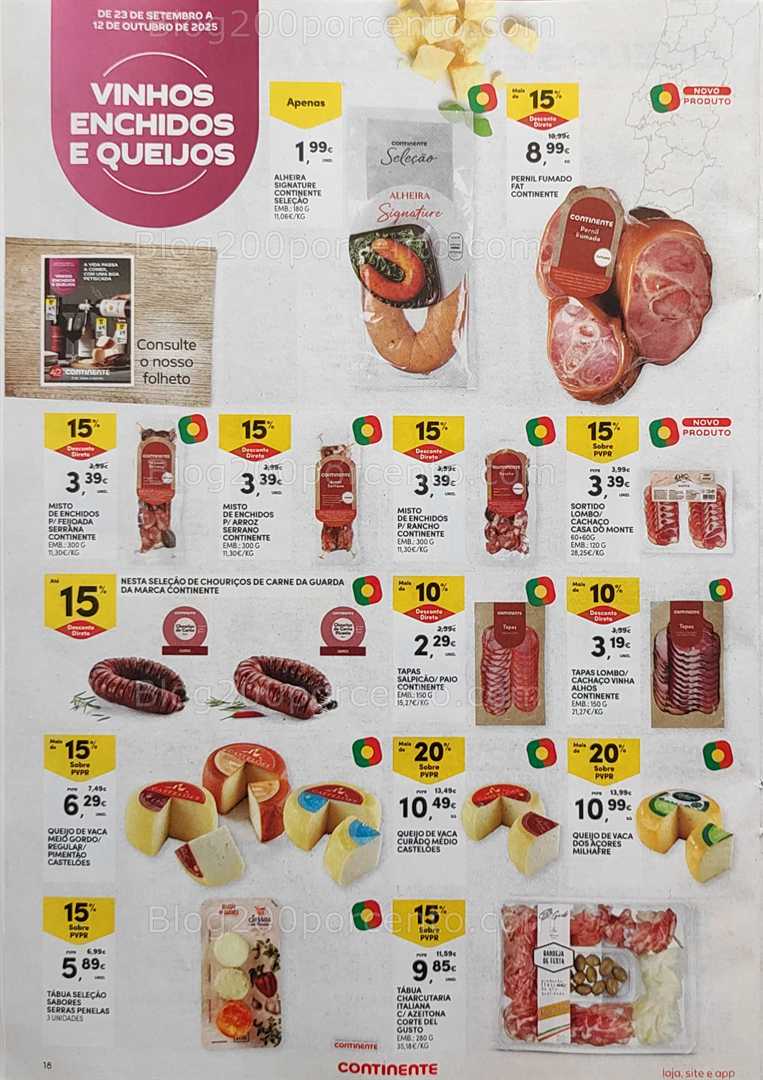 Antevisão Folheto CONTINENTE Promoções de 30 setembro a 6 outubro