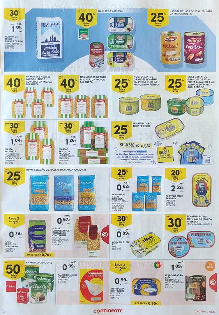 Antevisão Folheto CONTINENTE Promoções de 9 a 15 setembro