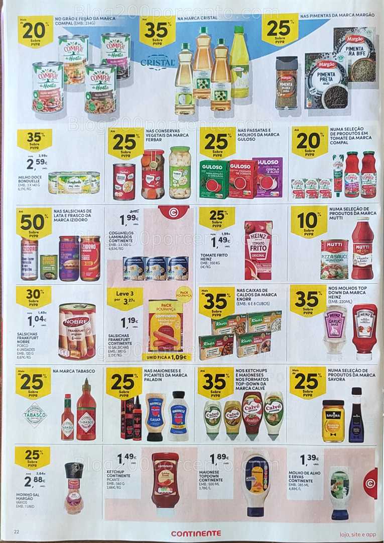 Antevisão Folheto CONTINENTE Promoções de 9 a 15 setembro