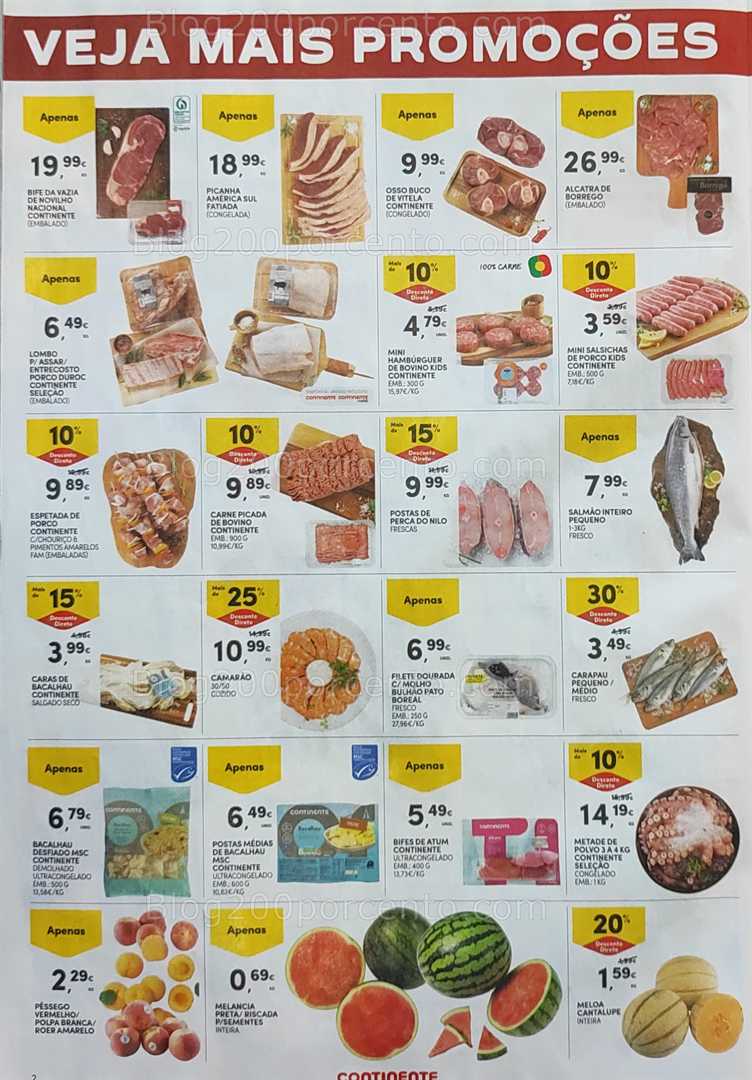 Antevisão Folheto CONTINENTE Promoções Fim de Semana - 12 a 15 setembro