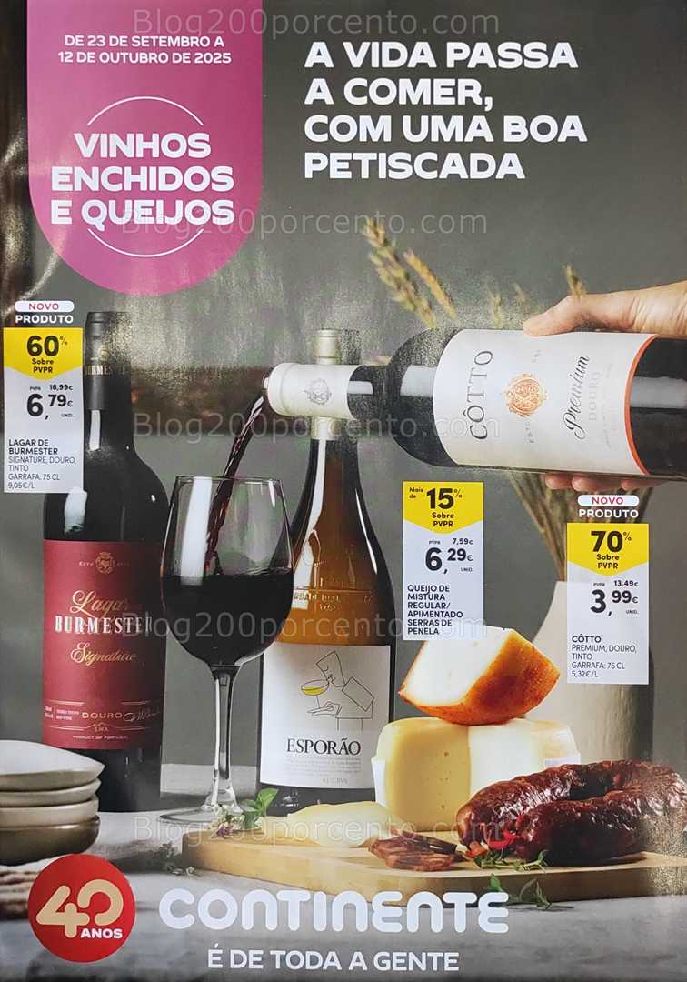 Antevisão Folheto CONTINENTE Feira Sabores Nacionais Promoções de 23 setembro a 12 outubro