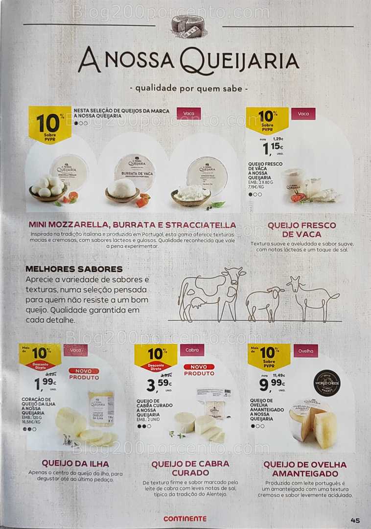 Antevisão Folheto CONTINENTE Feira Sabores Nacionais Promoções de 23 setembro a 12 outubro