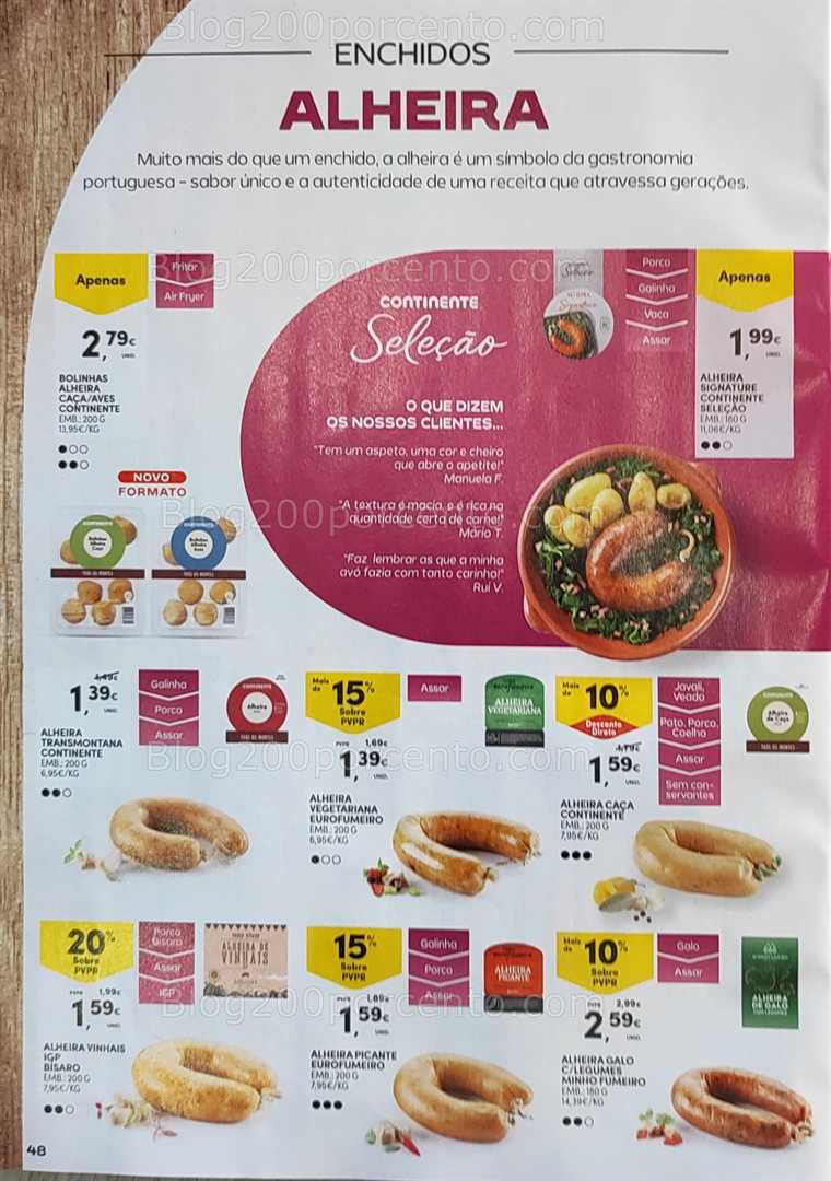 Antevisão Folheto CONTINENTE Feira Sabores Nacionais Promoções de 23 setembro a 12 outubro