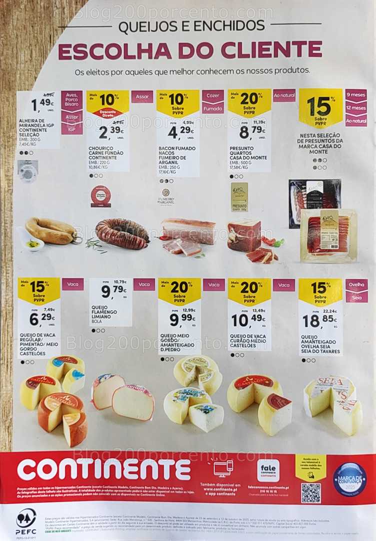 Antevisão Folheto CONTINENTE Feira Sabores Nacionais Promoções de 23 setembro a 12 outubro