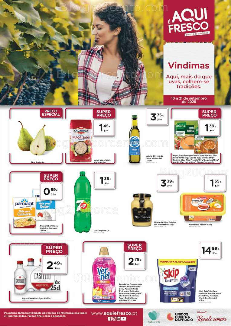 Antevisão Folheto AQUI É FRESCO Promoções de 10 a 21 setembro