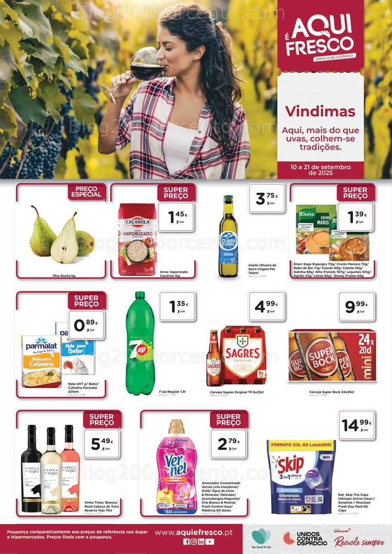 Antevisão Folheto AQUI É FRESCO Promoções de 10 a 21 setembro