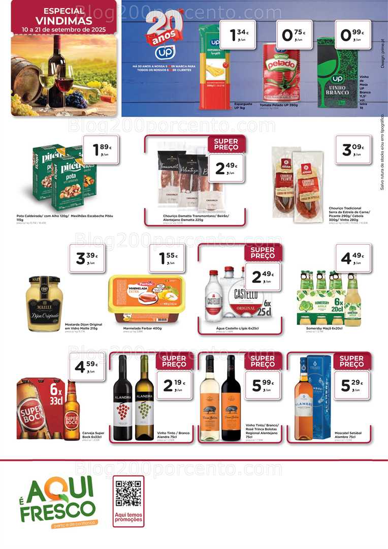 Antevisão Folheto AQUI É FRESCO Promoções de 10 a 21 setembro