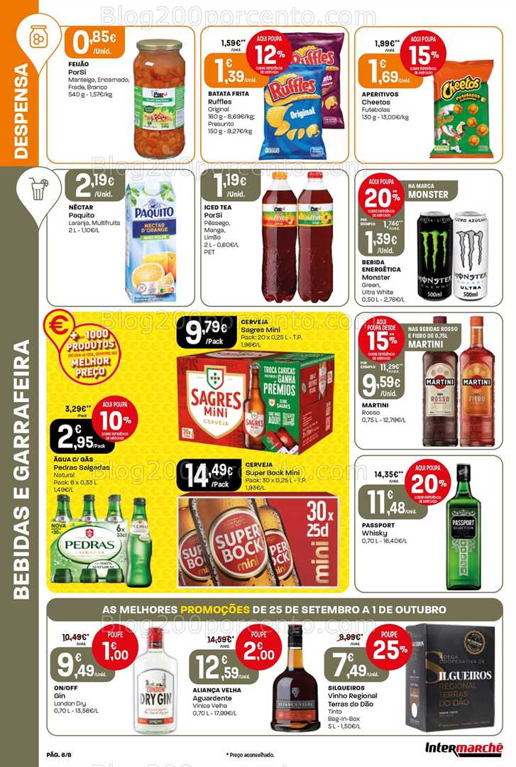 Antevisão Folheto INTERMARCHÉ Mini Promoções de 25 setembro a 1 outubro