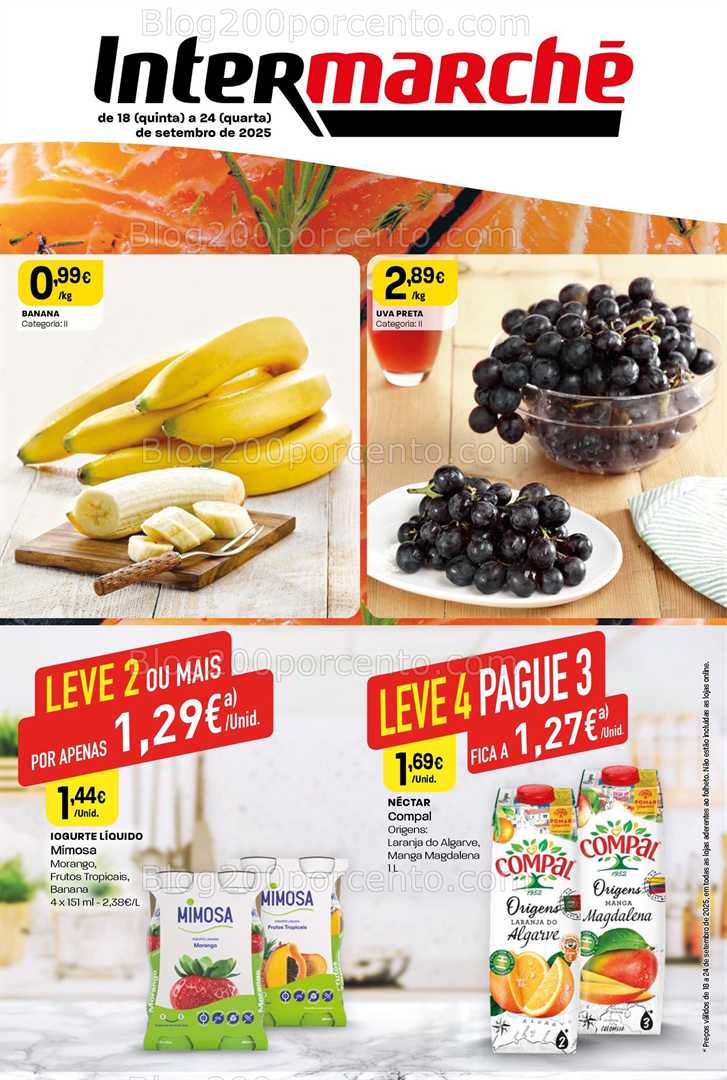 Antevisão Folheto INTERMARCHÉ Mini Promoções de 18 a 24 setembro