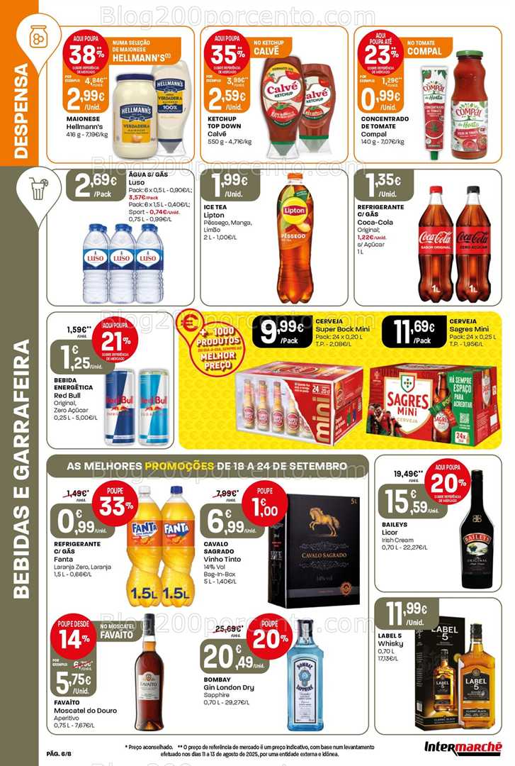 Antevisão Folheto INTERMARCHÉ Mini Promoções de 18 a 24 setembro
