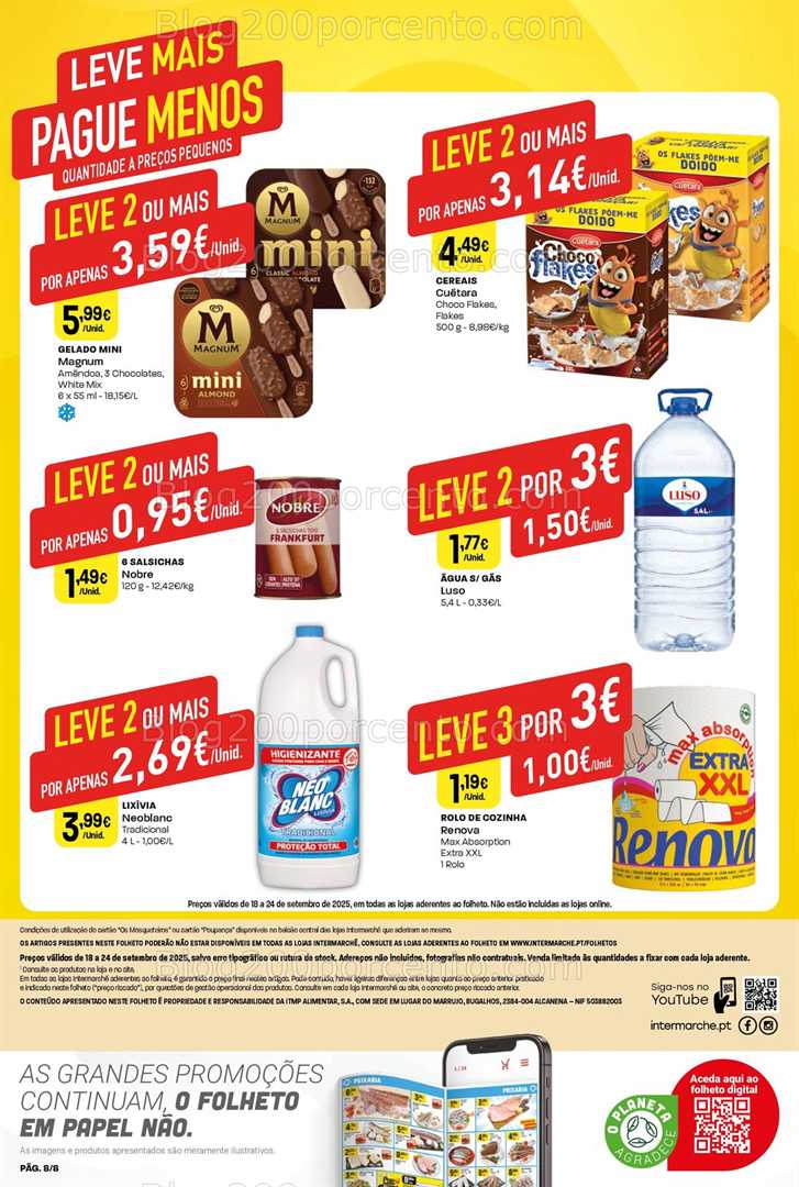 Antevisão Folheto INTERMARCHÉ Mini Promoções de 18 a 24 setembro