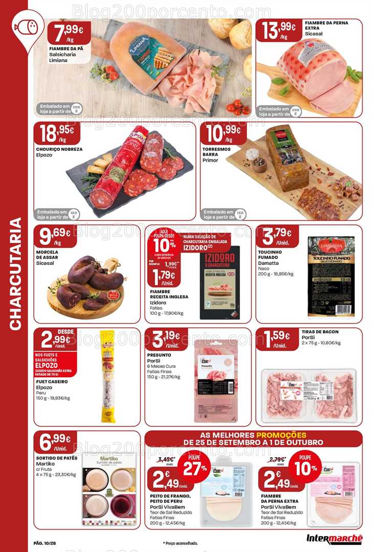 Antevisão Folheto INTERMARCHÉ Super Promoções de 25 setembro a 1 outubro